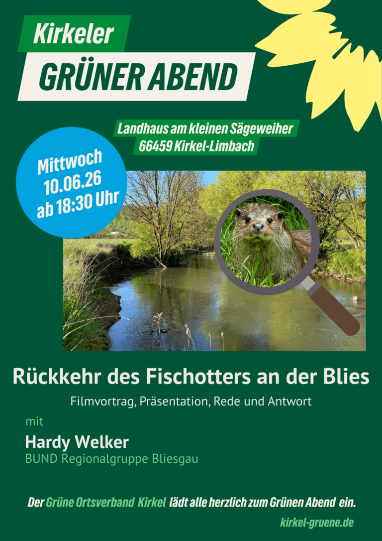 Kirkeler Grüner Abend zur Rückkehr des Fischotters